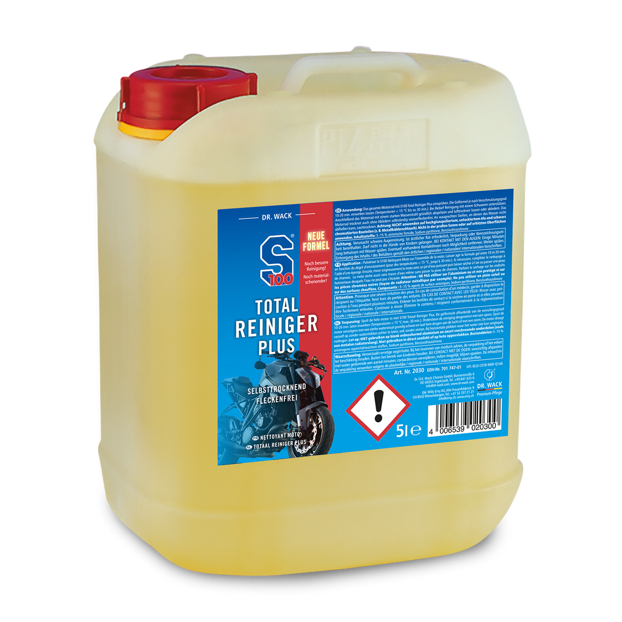 "S100" Total Reiniger Plus Reiniger für Motorrad