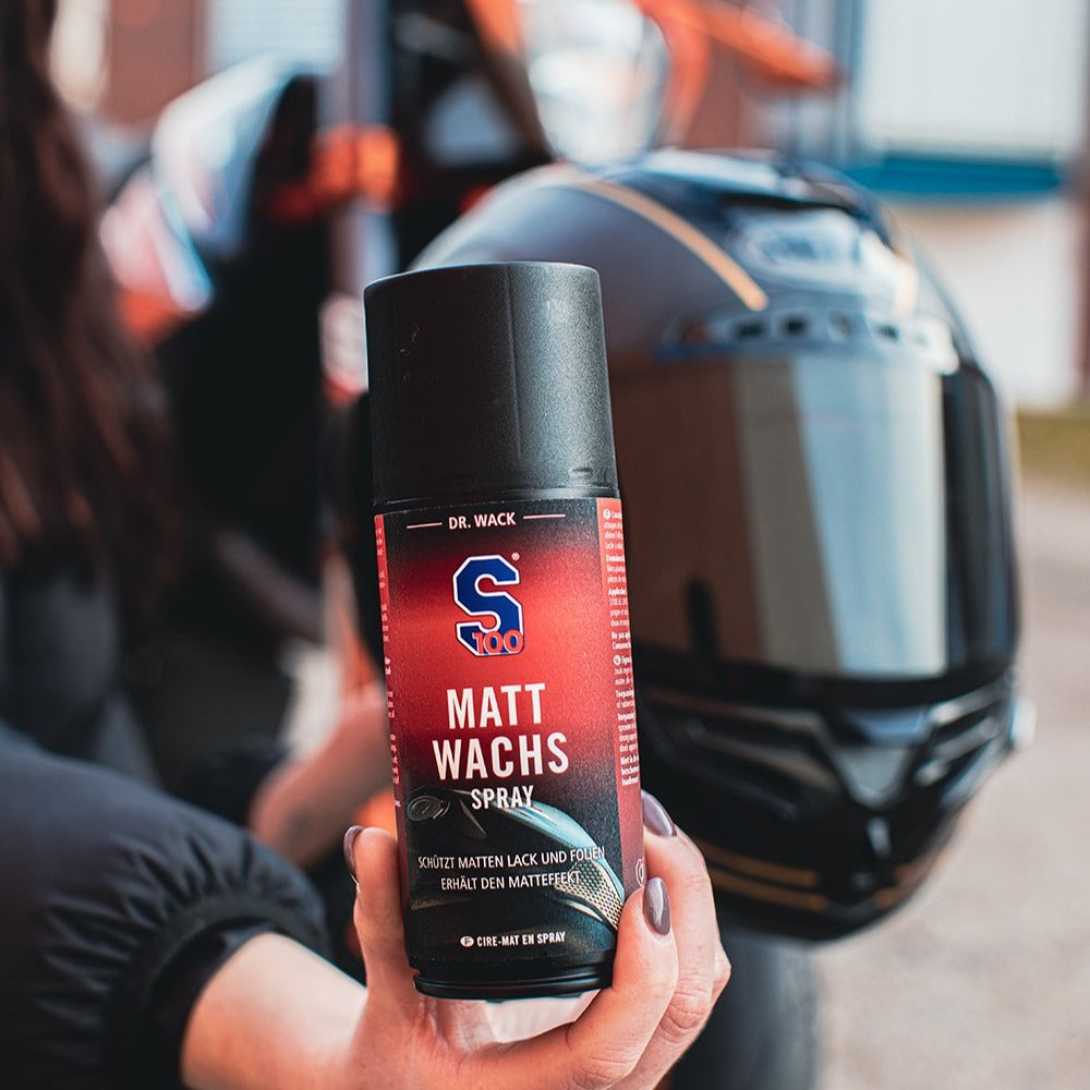 "S100" Matt Wax Spray for Motorcycles (Matte)