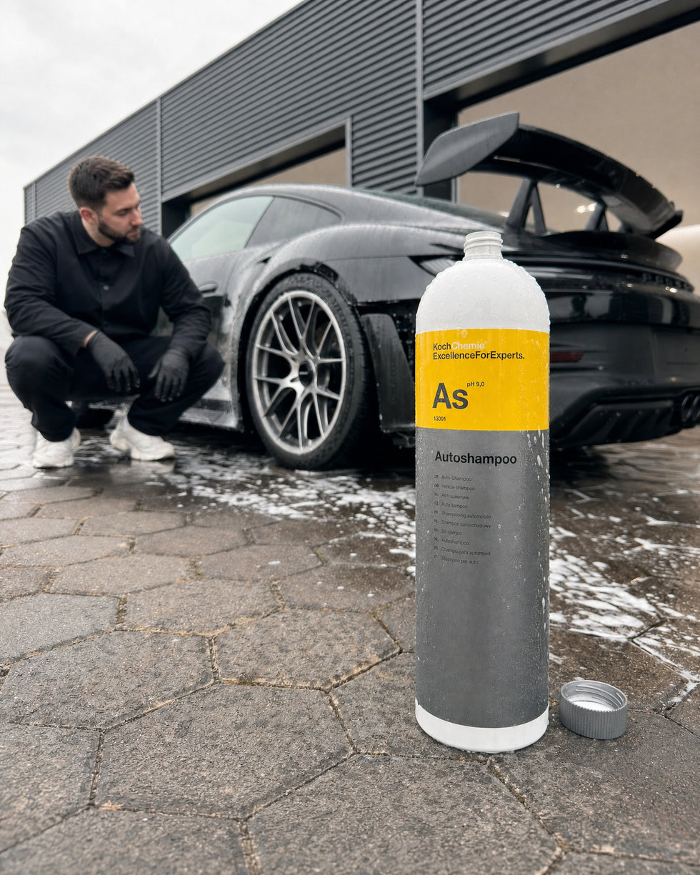 Detailing1 Hero: Autoshampoo — Lack waschen ohne Swirls (Mobile)