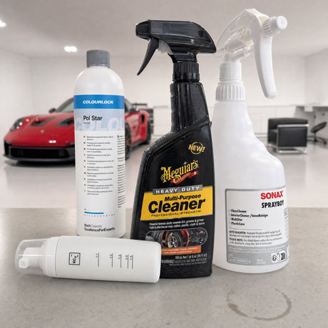 Detailing1 Auto-Reinigungsset "Innenraum" — Meguiar's HEAVY DUTY Multi Purpose Cleaner 709 ml + COLOURLOCK „Pol Star“ 1 Liter