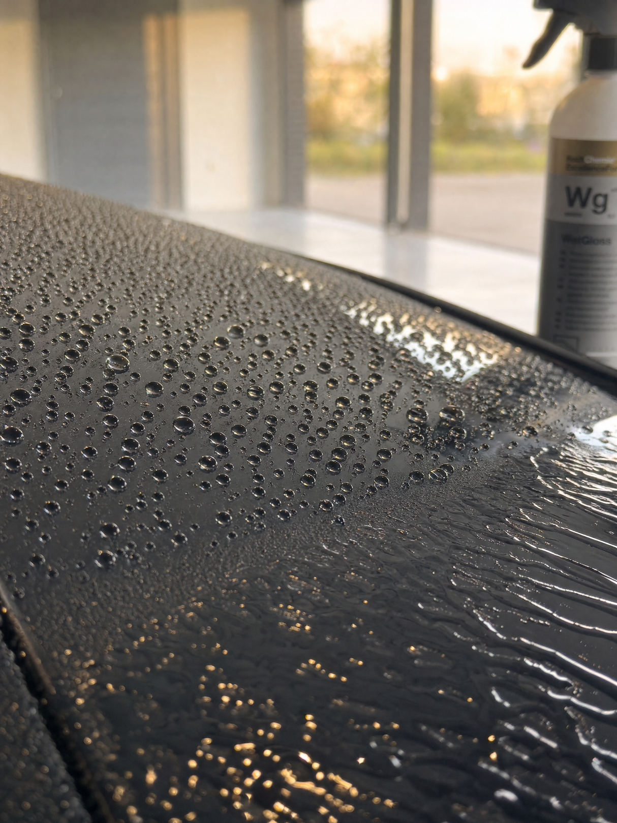 Dichtes Beading nach Versiegelung mit Koch-Chemie WetGloss Wg 500 ml
