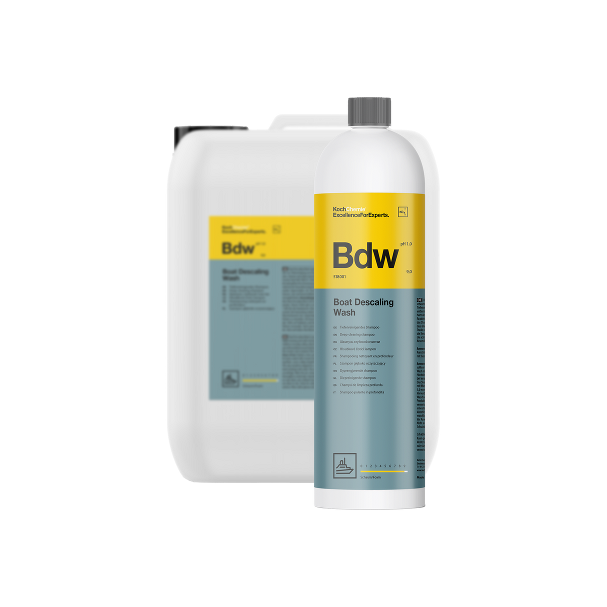 Boat Descaling Wash "Bdw" Tiefenreinigendes Shampoo (Marine-Linie)