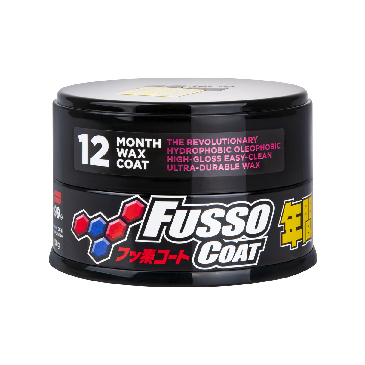 Soft99 Fusso Coat 12 Months Wax Dark Wachsversiegelung 200g