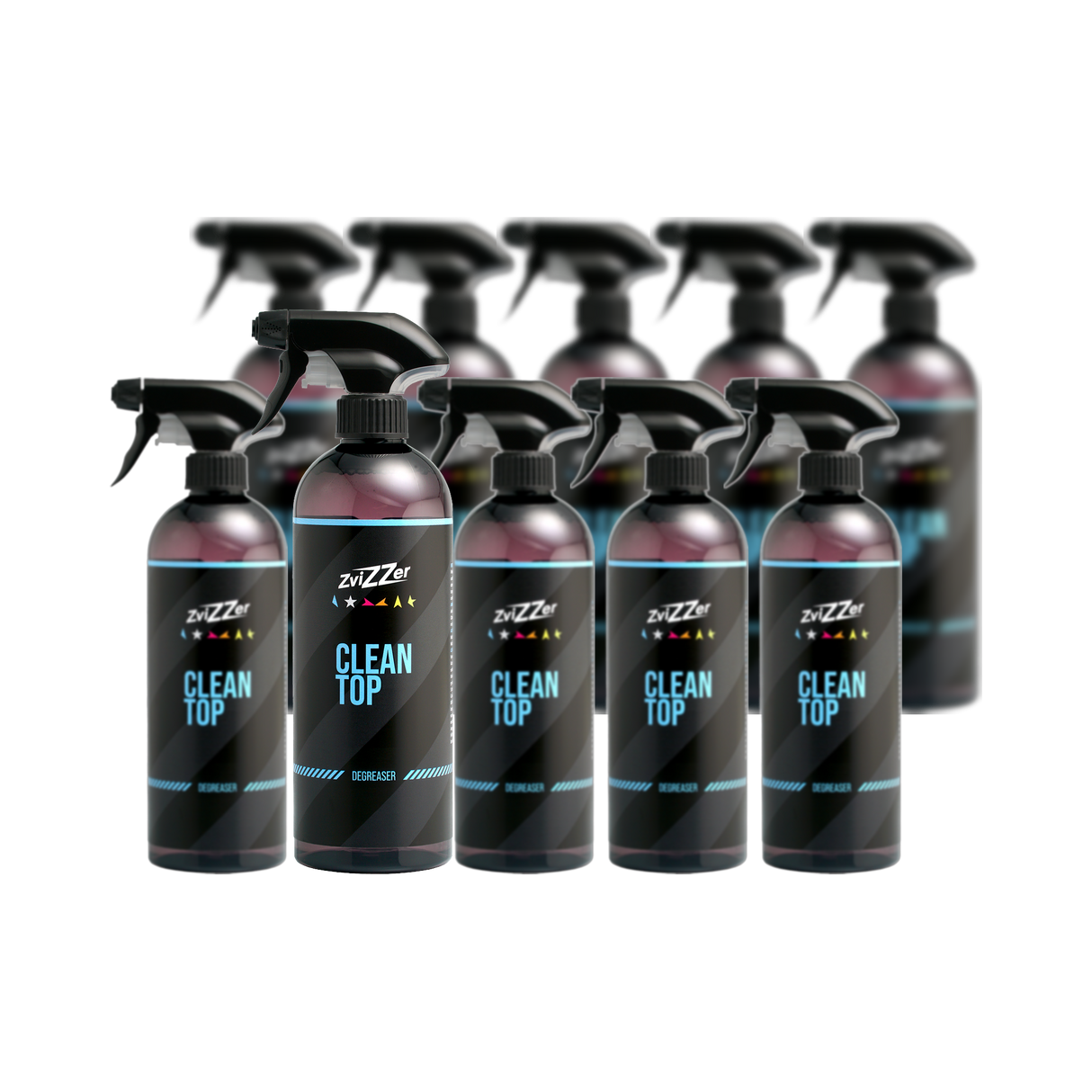 ZviZZer Clean Top — Lackreiniger / Entfettungsmittel 500 ml / 10er-Set