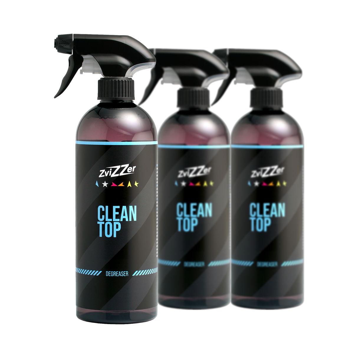 ZviZZer Clean Top — Lackreiniger / Entfettungsmittel 500 ml / 3er-Set