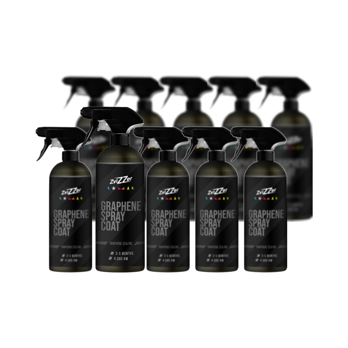 ZviZZer Graphene Spray Coat — Sprühversiegelung 500 ml / 10er-Set