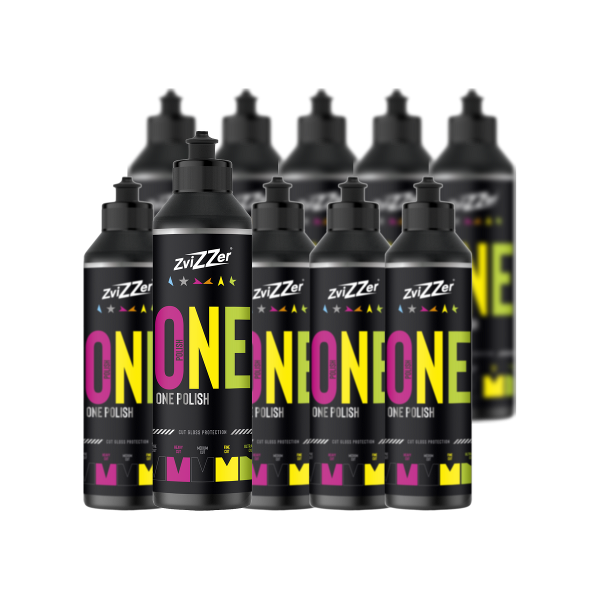 ZviZZer One Polish — One-Step-Politur 250 ml / 10er-Set