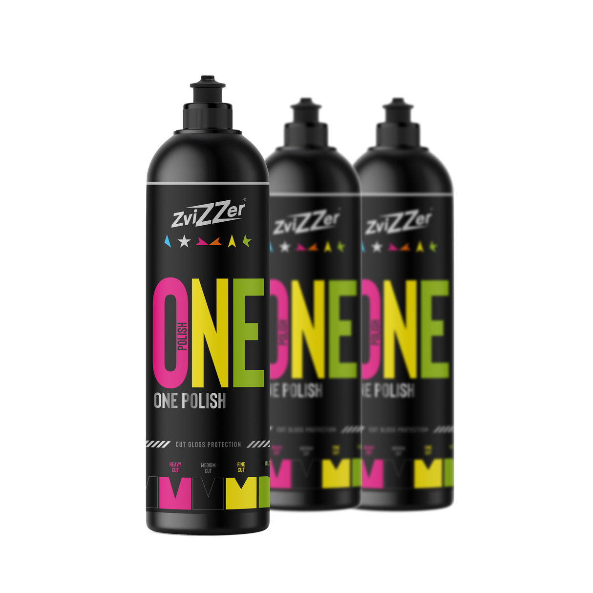 ZviZZer One Polish — One-Step-Politur 750 ml / 3er-Set