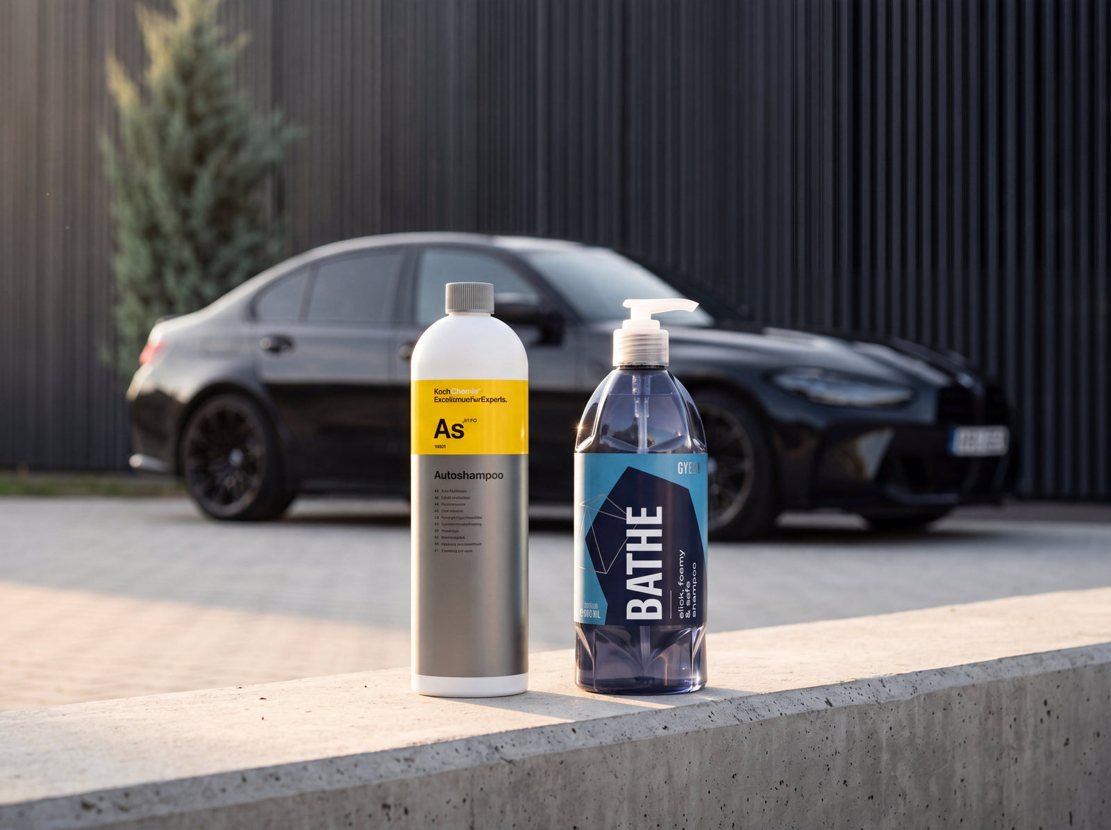 Autoshampoo richtig waehlen: Koch-Chemie As und GYEON BATHE vor BMW M3 - Detailing101 Blog