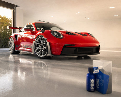 Detailing1 GYEON Q² Pure EVO Keramikversiegelung — polierter Porsche 911 GT3 RS vor der Beschichtung