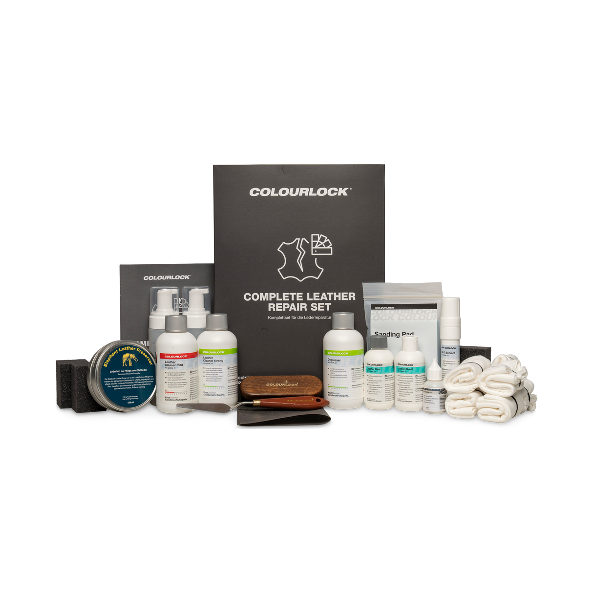 COLOURLOCK "Leather Care Sets" (Opel) — Pflege & Reparatur Sets für Opel — Complete Repair Set