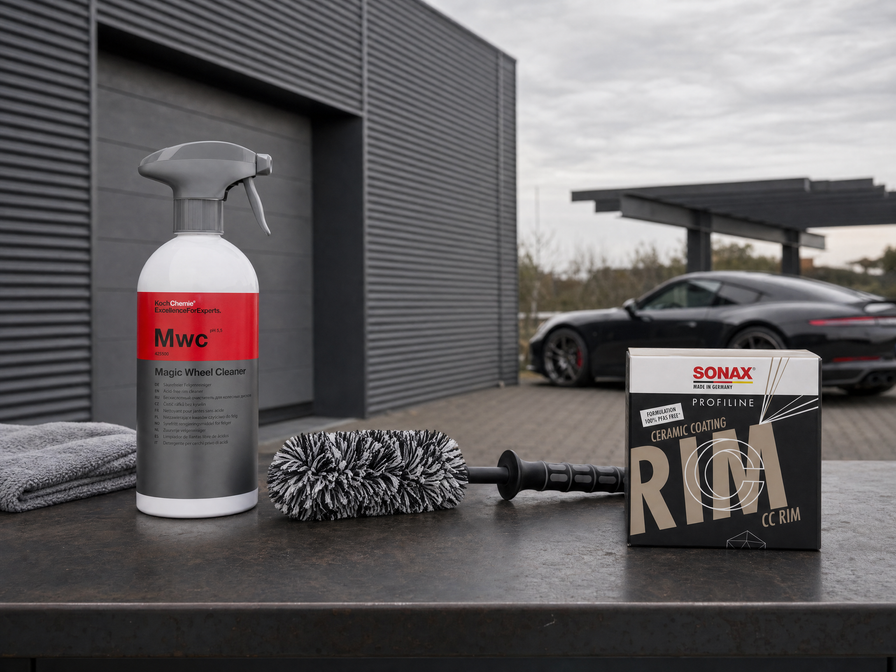 Detailing1 Spotlight: Sommer-Felgen-Rüstung KW21 — Magic Wheel Cleaner, Flex Brush, CC Rim.