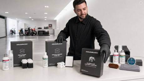 Kits d'entretien selon l'âge du cuir de COLOURLOCK