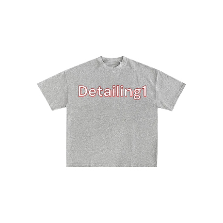 T-Shirt "Detailing1" Premium T-Shirt mit gesticktem Logo (Boxy-Fit)