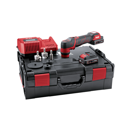FLEX "PXE 80 12-EC" Akku-Exzenterpolierer Ø80mm (12V) PXE 80 12-EC/2.5 Set "532268" 532268