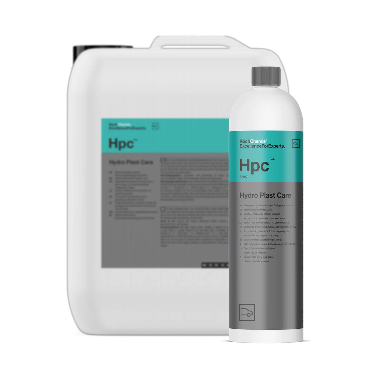 Hydro Plast Care "Hpc" Concentré d'entretien plastique (Diluable à l'eau)