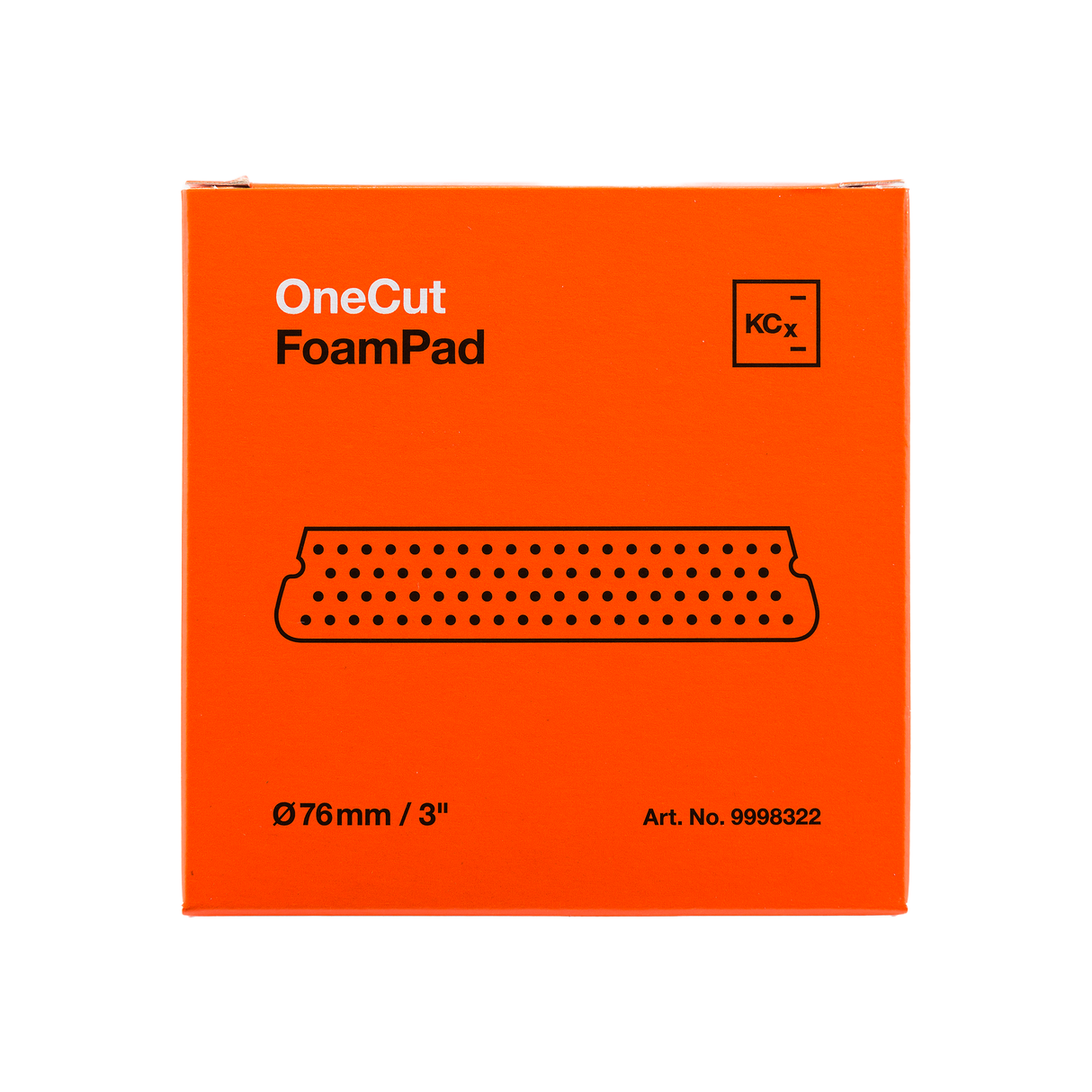 One Cut Foam Pad "Orange" Mittelharter 2in1 Schleifschwamm Polierpad (2024)