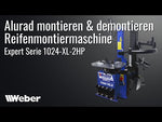 "1024-XL-2HP" Reifenmontiermaschine (Weber-Expert-Serie)