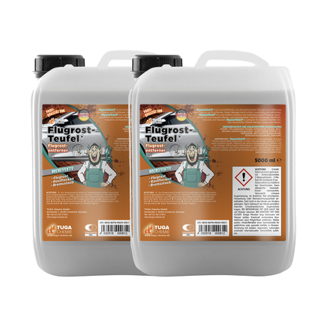 Detailing1 TUGA Chemie Flugrost-Teufel® Flugrostentferner — 2× 5 Liter Vorteilsset