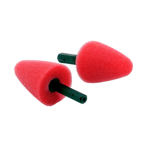 ZviZZer Thermo Cone Pad "Hard" (Rot) — Thermo-Schaumpad Ø 30 × 40 mm / 1 Stück